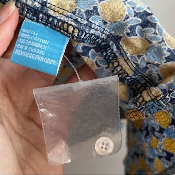 j.mclaughlin Cotton Pineapple Button down shirt - Picture 6 of 9